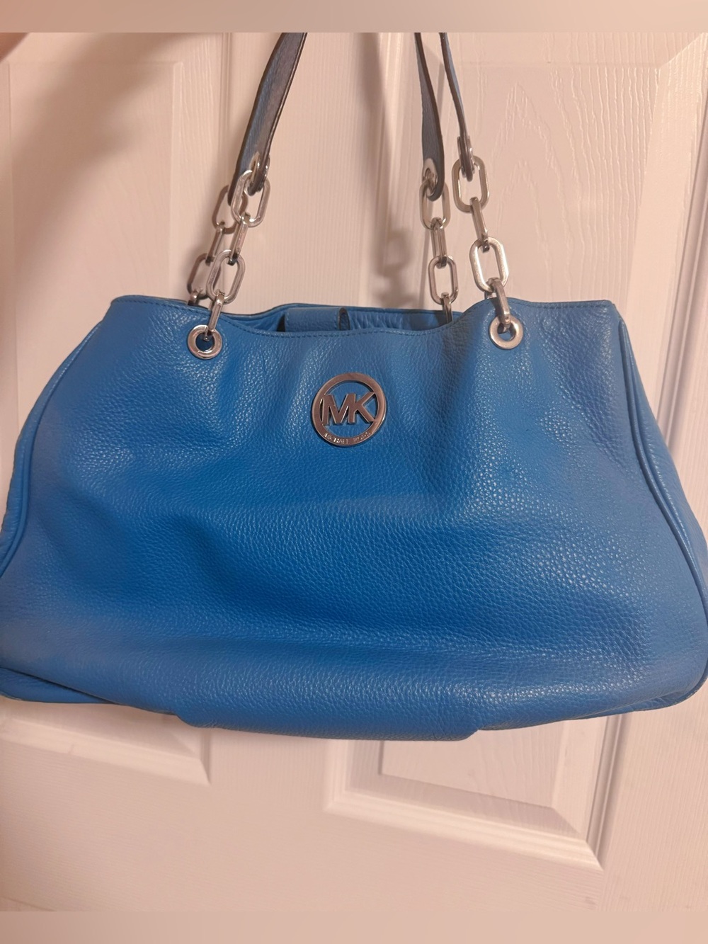 Michael Kors Fulton Large Pebbled Leather Shoulder Tote Bag